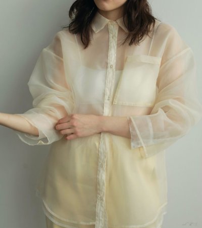 画像8: シアーレイヤードシャツ　Sheer Layered Shirts