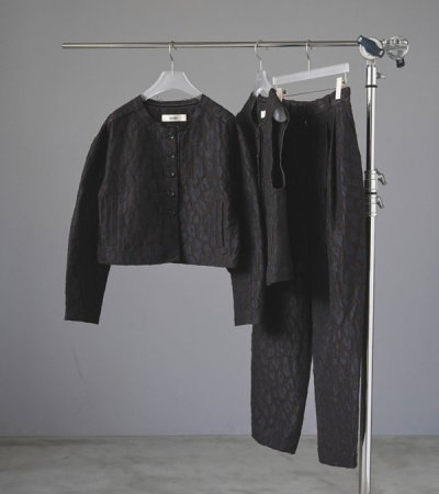画像7: レオパードジャカードジャケット　Leopard Jacquard Jacket