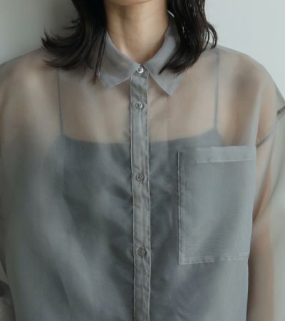 画像13: シアーレイヤードシャツ　Sheer Layered Shirts