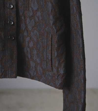画像4: レオパードジャカードジャケット　Leopard Jacquard Jacket