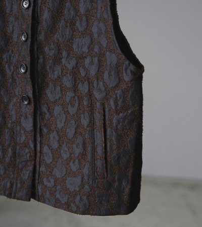 画像3: レオパードジャカードベスト　Leopard Jacquard Vest