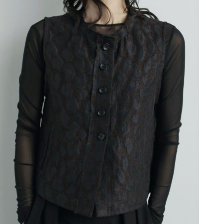 画像9: レオパードジャカードベスト　Leopard Jacquard Vest