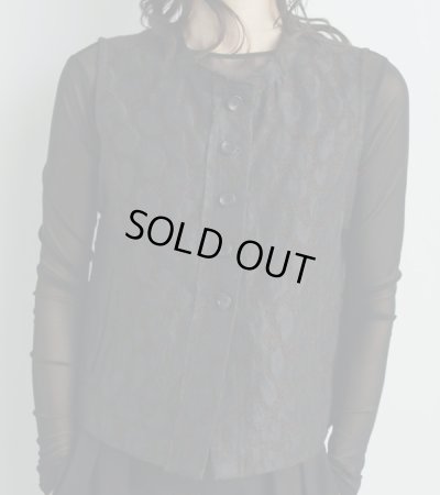 画像9: 20%OFF！レオパードジャカードベスト　Leopard Jacquard Vest《セール商品につき返品不可》