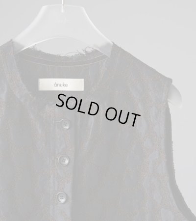 画像2: 20%OFF！レオパードジャカードベスト　Leopard Jacquard Vest《セール商品につき返品不可》