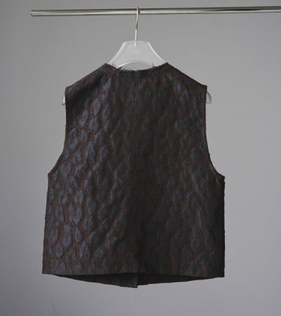画像4: レオパードジャカードベスト　Leopard Jacquard Vest