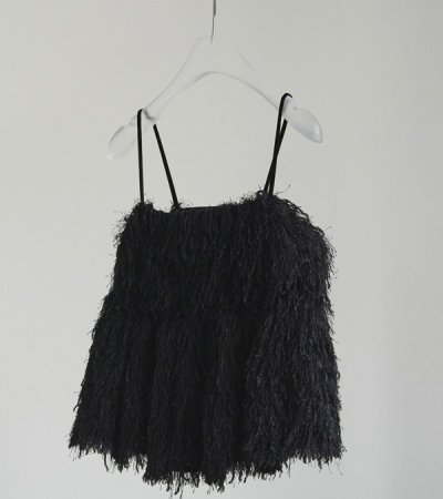 画像2: バックオープンフェザーキャミソール　Backopen Feather Camisole
