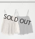 バックオープンフェザーキャミソール　Backopen Feather Camisole