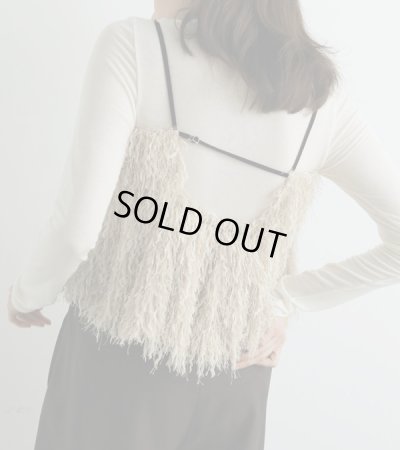 画像7: バックオープンフェザーキャミソール　Backopen Feather Camisole