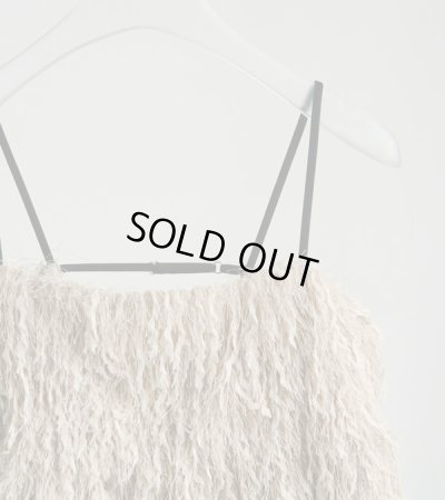 画像4: バックオープンフェザーキャミソール　Backopen Feather Camisole