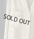 20%OFF！サテンテーラードシャツ　Satin Tailored Shirts《セール商品につき返品不可》