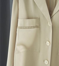 サテンテーラードシャツ　Satin Tailored Shirts