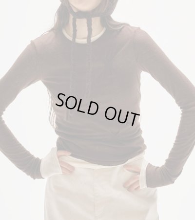 画像12: タックレイヤードロングTシャツ　Tuck Layered Long T-shirts