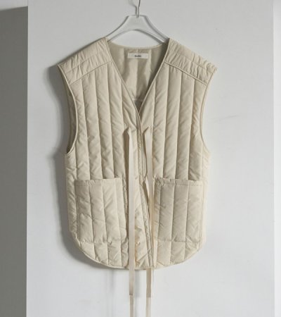 画像2: バックオープンストライプベスト　Backopen Stripe Vest