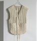 画像2: バックオープンストライプベスト　Backopen Stripe Vest (2)