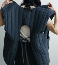 バックオープンストライプベスト　Backopen Stripe Vest