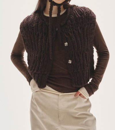 画像7: ミックスハンドニットベスト　Mix Handknit Vest