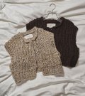 ミックスハンドニットベスト　Mix Handknit Vest