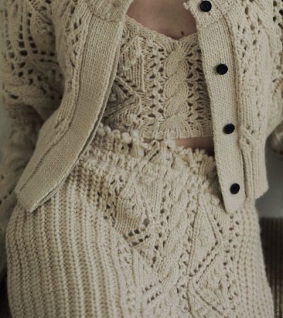 画像9: ケーブルニットスカート Cable Knit Skirt