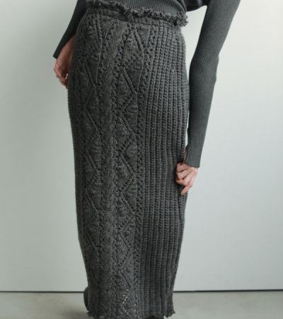 画像14: ケーブルニットスカート Cable Knit Skirt