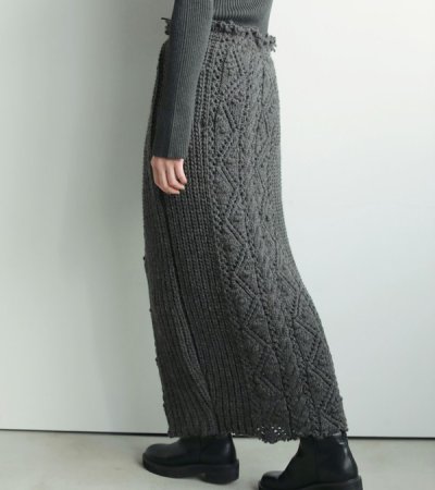 画像13: ケーブルニットスカート Cable Knit Skirt