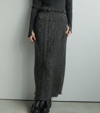 画像12: ケーブルニットスカート Cable Knit Skirt