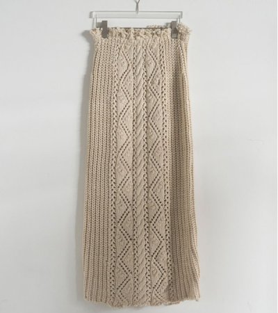 画像2: ケーブルニットスカート Cable Knit Skirt