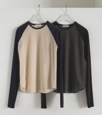 シアーベロアベースボールティーシャツ　Sheervelour Baseball T-shirts