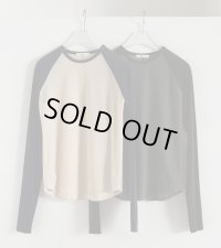 シアーベロアベースボールティーシャツ　Sheervelour Baseball T-shirts