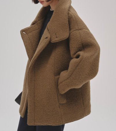 画像8: スタンドカラーブークレジャケット　Standcollar Boucle Jacket