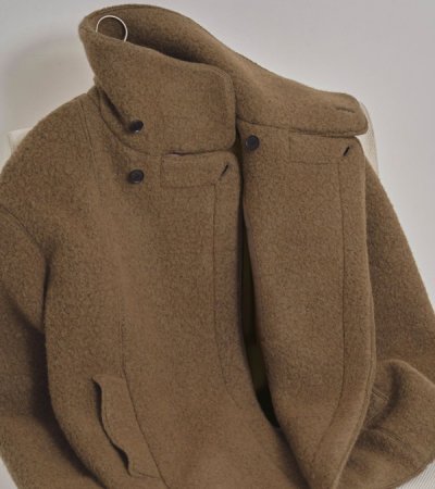 画像4: スタンドカラーブークレジャケット　Standcollar Boucle Jacket