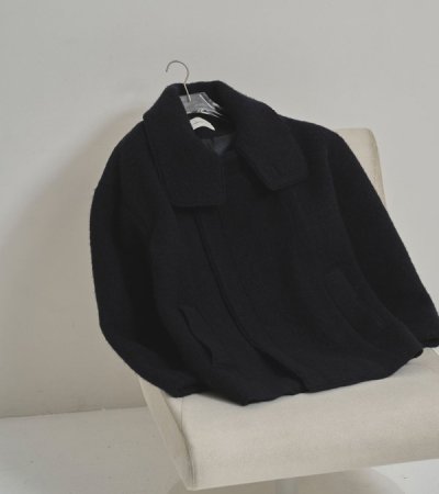 画像2: スタンドカラーブークレジャケット　Standcollar Boucle Jacket