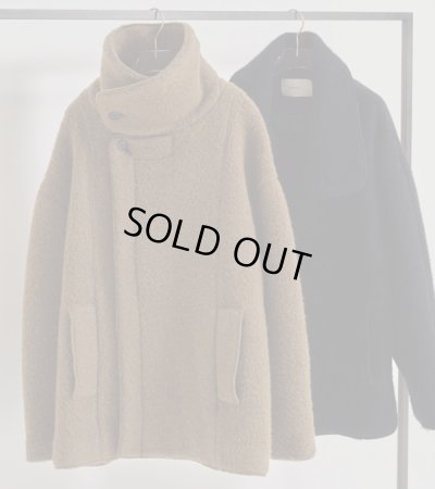 画像1: スタンドカラーブークレジャケット　Standcollar Boucle Jacket