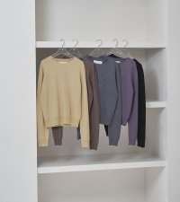 ウールカシミアシームレスニット　Wool Cashmere Seamless Knit