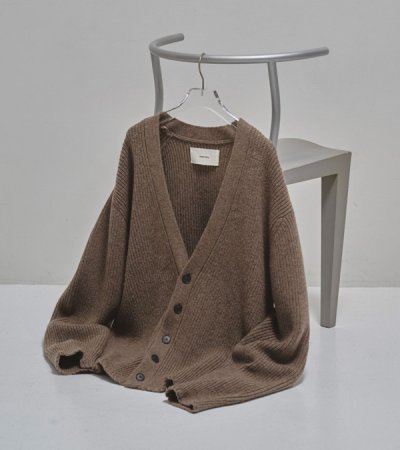 画像4: ウールリブニットカーディガン　Wool Ribknit Cardigan
