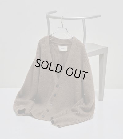 画像5: ウールリブニットカーディガン　Wool Ribknit Cardigan