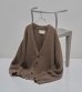 画像4: ウールリブニットカーディガン　Wool Ribknit Cardigan (4)