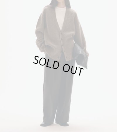 画像11: ウールリブニットカーディガン　Wool Ribknit Cardigan