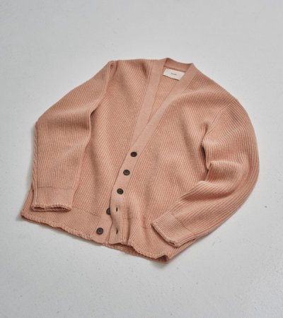 画像2: ウールリブニットカーディガン　Wool Ribknit Cardigan