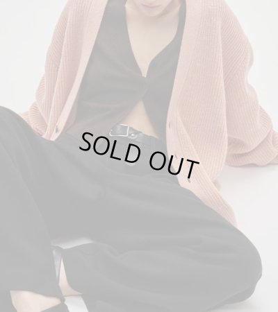 画像1: ウールリブニットカーディガン　Wool Ribknit Cardigan