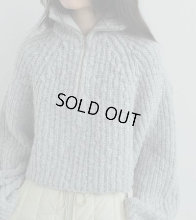 画像3: ショートジップニット　Short Zip Knit