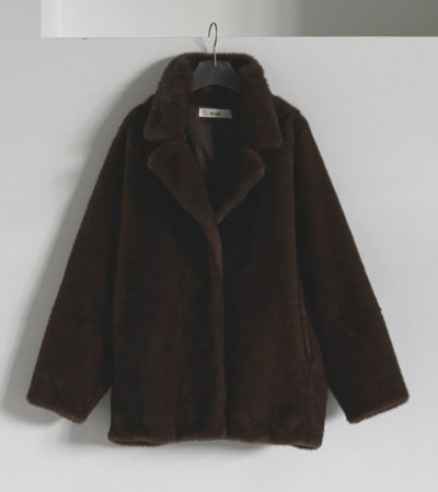 画像1: エコミンクファージャケット　Eco Minkfur Jacket