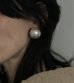 画像1: ビッグパールイヤリング　Big Pearl Earring (1)