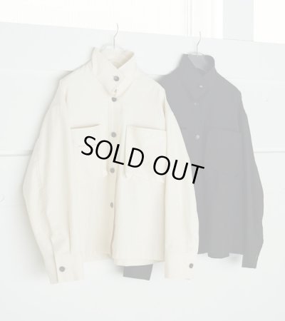 画像1: ポケットスタンドカラーシャツ　Pocket Standcollar Shirts