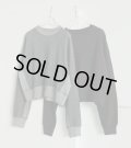 バイカラーワイドスウェット　Bicolor Wide Sweat
