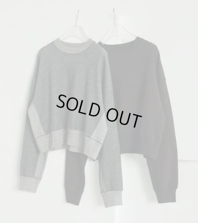 画像1: バイカラーワイドスウェット　Bicolor Wide Sweat