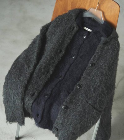 画像1: ブラッシュドニットジャケット　Brashed Knit Jacket