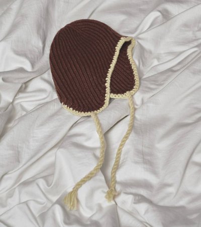 画像2: イヤーフラップニットキャップ　Ear Flap Knitcap