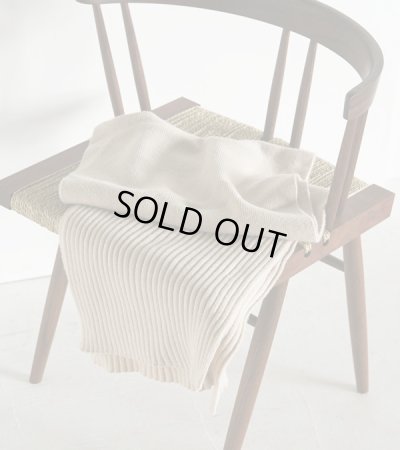 画像2: リブニットストール　Rib Knit Stole