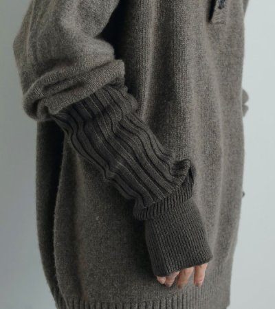 画像18: リブニットアームウォーマー　Rib Knit Armwarmers
