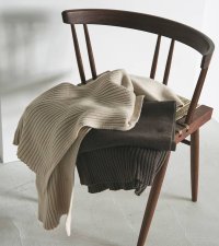 リブニットストール　Rib Knit Stole